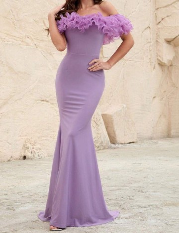 Rochie lunga Faeriesty, mov