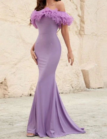 Rochie lunga Faeriesty, mov