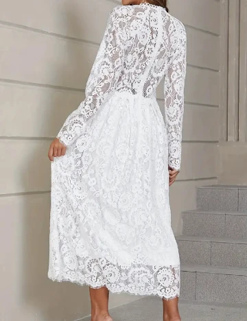 Rochie medie SHEIN, alb