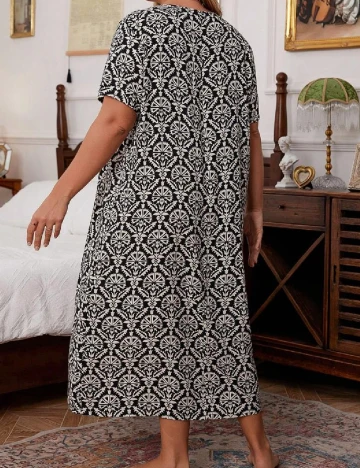 Rochie de noapte SHEIN CURVE, negru