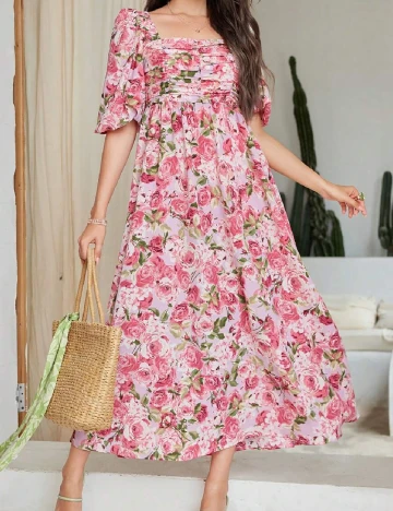 Rochie medie SHEIN, roz