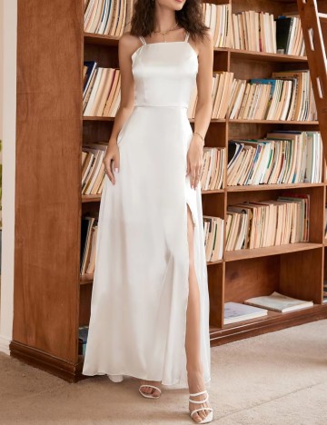 
						Rochie lunga SHEIN, alb