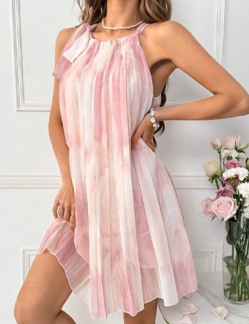 Rochie scurta SHEIN, roz