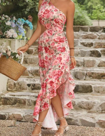 Rochie medie SHEIN, roz