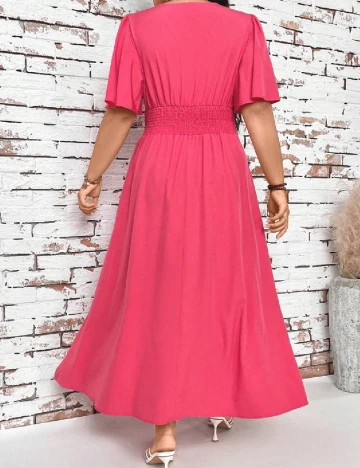 Rochie lunga SHEIN CURVE, roz