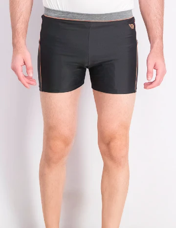 Short de baie Reserved, negru