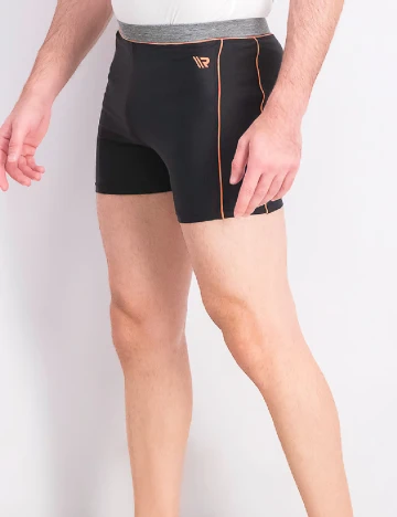 Short de baie Reserved, negru
