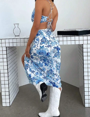Rochie medie SHEIN, albastru