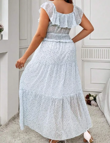 Rochie lunga SHEIN CURVE, bleu