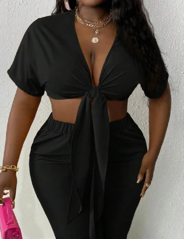 Compleu SHEIN CURVE, negru