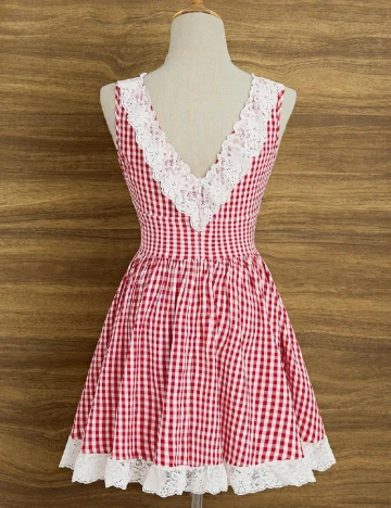 Rochie scurta SHEIN, rosu
