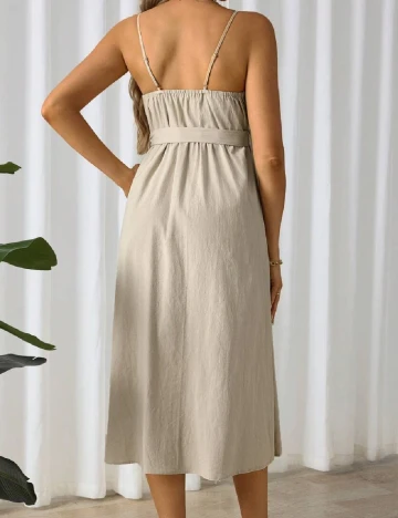 Rochie medie SHEIN Maternity, bej
