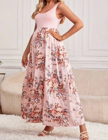 Rochie lunga SHEIN Maternity, roz