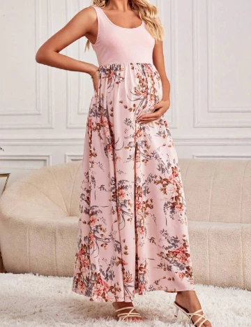 Rochie lunga SHEIN Maternity, roz