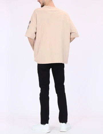 Tricou Reserved, crem