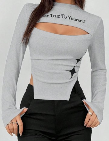 
						Top SHEIN, gri