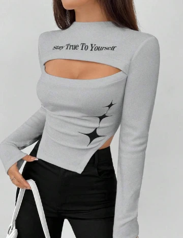 Top SHEIN, gri