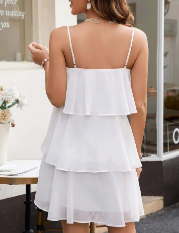 Rochie scurta SHEIN, alb