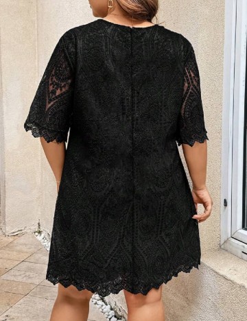 Rochie scurta SHEIN CURVE, negru