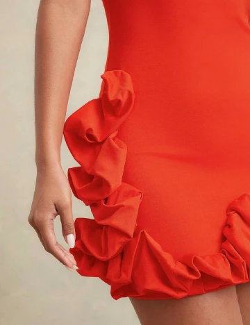 Rochie scurta SHEIN, rosu