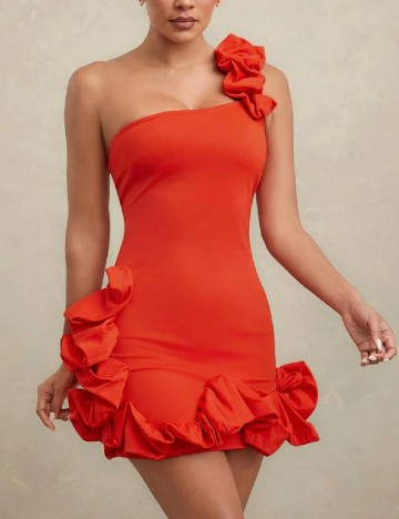 Rochie scurta SHEIN, rosu