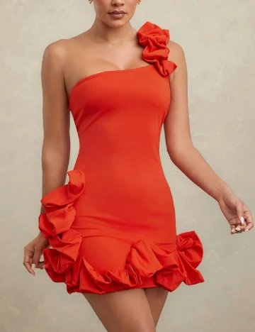Rochie scurta SHEIN, rosu Rosu