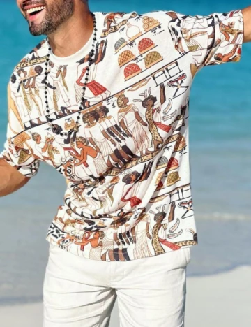 Tricou Reserved, crem