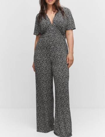 Salopeta Mango Violeta, negru