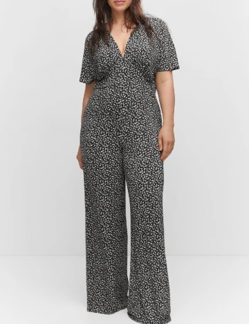 Salopeta Mango Violeta, negru Negru