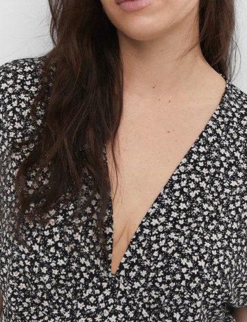 Salopeta Mango Violeta, negru