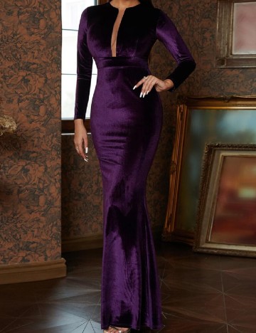 Rochie lunga Miss ord, mov