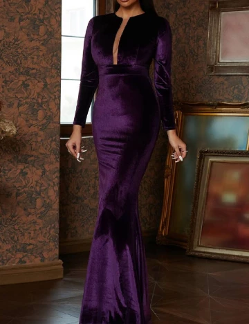 Rochie lunga Miss ord, mov