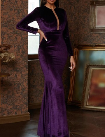 Rochie lunga Miss ord, mov