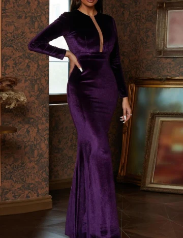 Rochie lunga Miss ord, mov