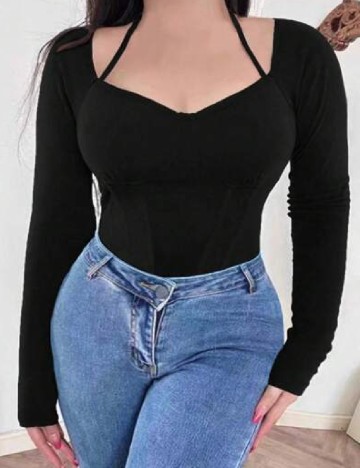 
						Bluza SHEIN CURVE, negru