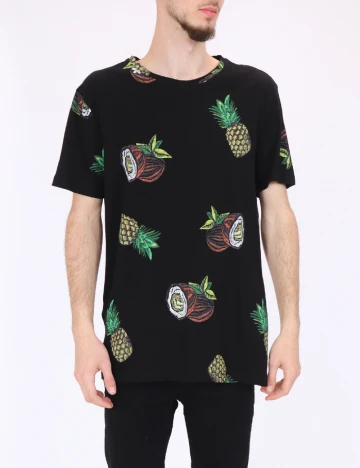 Tricou Reserved, negru