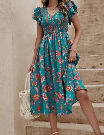 Rochie medie SHEIN, albastru