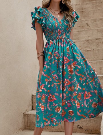 Rochie medie SHEIN, albastru