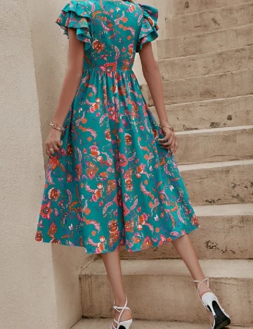 Rochie medie SHEIN, albastru