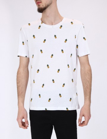 
						Tricou Reserved, alb