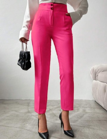 Pantaloni SHEIN, roz