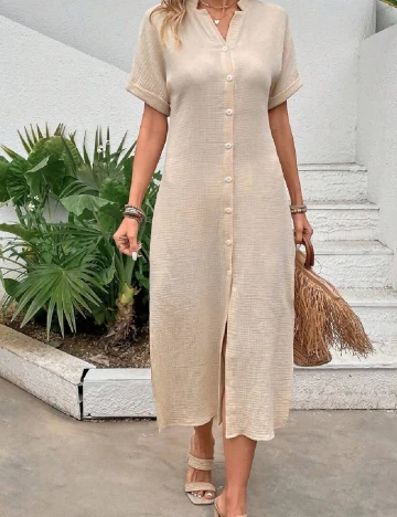 Rochie medie SHEIN, crem