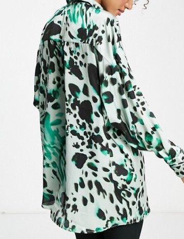 Camasa Oversize ASOS, verde