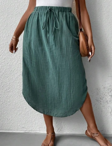 Fusta Emery Rose Curve, verde