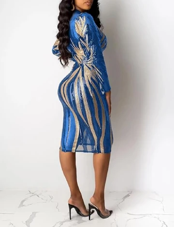 Rochie medie SHEIN, albastru