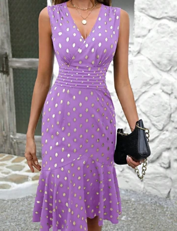 Rochie medie SHEIN, mov