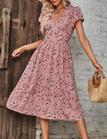 Rochie medie SHEIN, roz