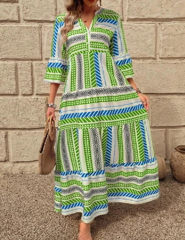 Rochie lunga SHEIN, verde