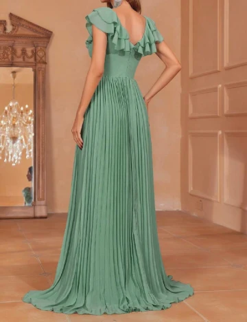 Rochie lunga Faeriesty, verde
