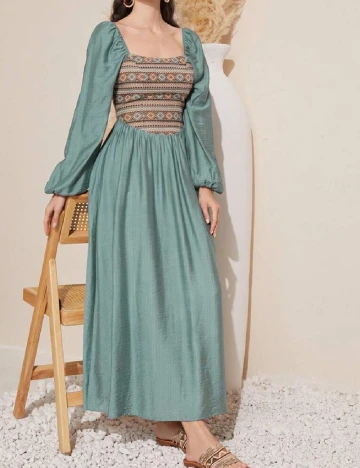 Rochie medie SHEIN, turcoaz